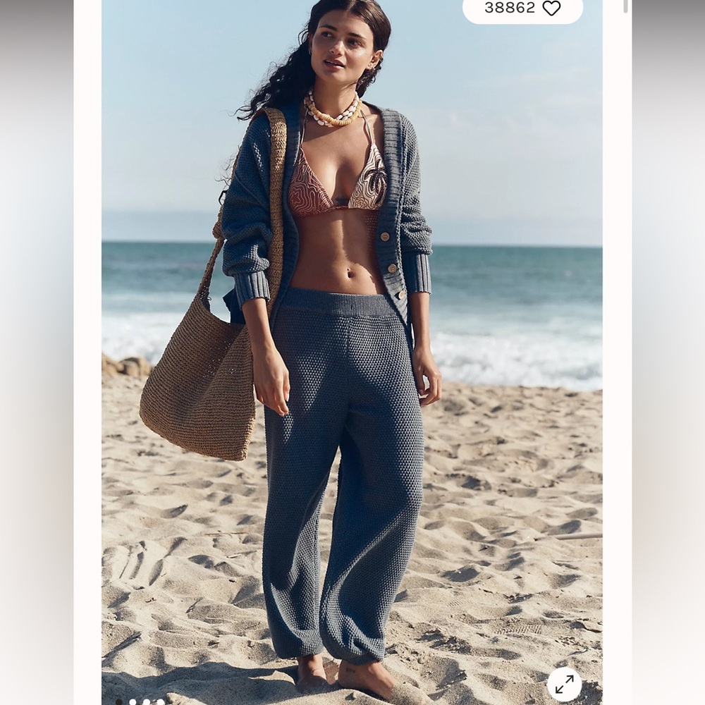 Free People Beach Hailee Cardigan Sweater Set